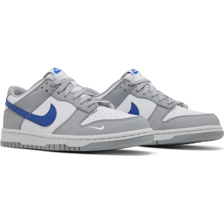 Nike Dunk Low Mini Swoosh Wolf Grey Game Royal (GS)