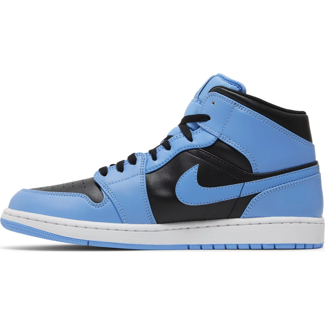 Nike Air Jordan 1 Mid University Blue Black