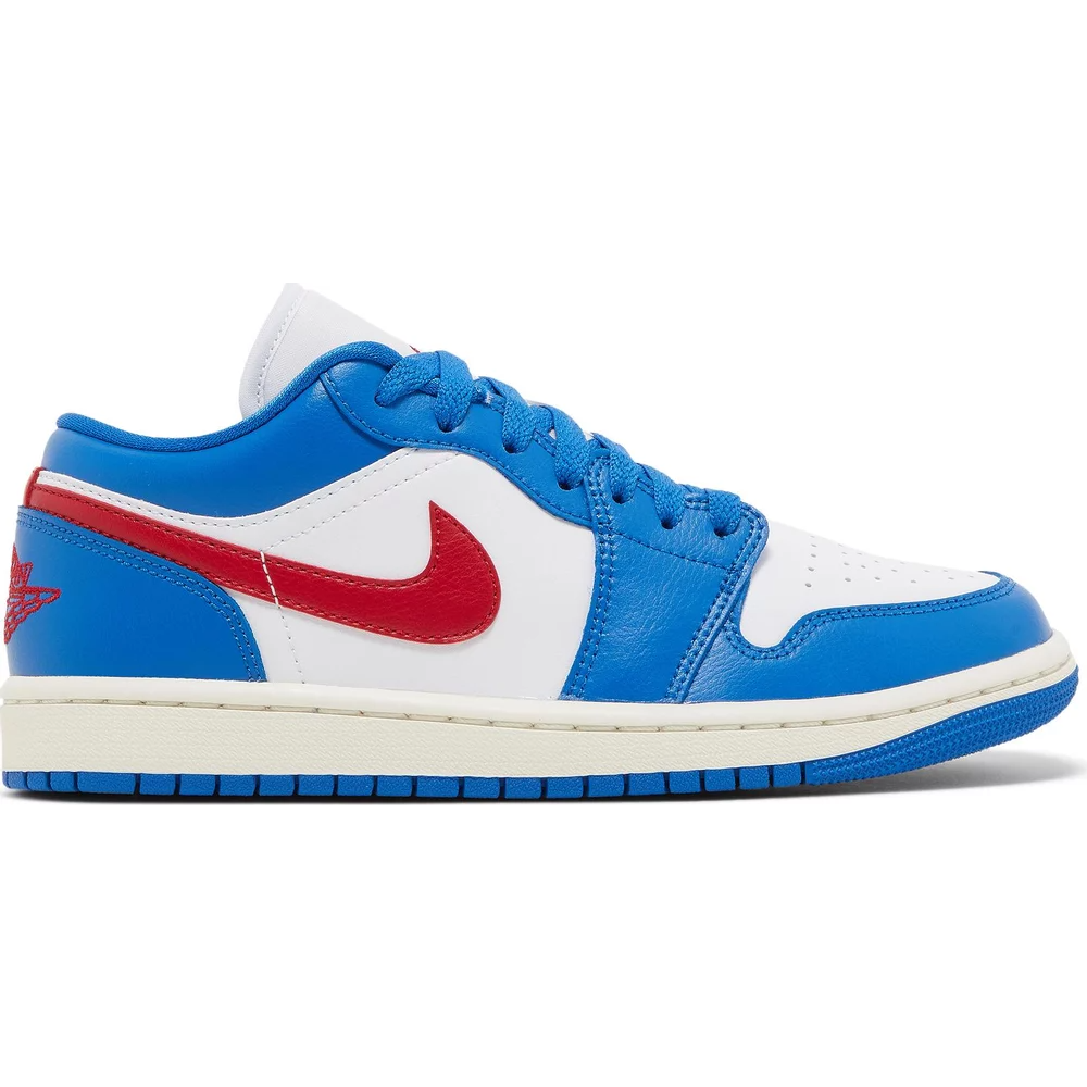 Nike Air Jordan 1 Low Sport Blue Gym Red (W)