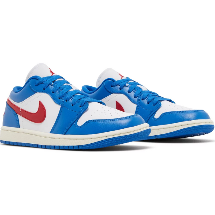 Nike Air Jordan 1 Low Sport Blue Gym Red (W)