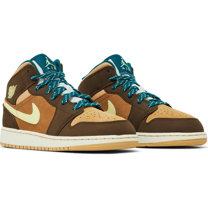 Nike Air Jordan 1 Mid Cacao Wow (GS)