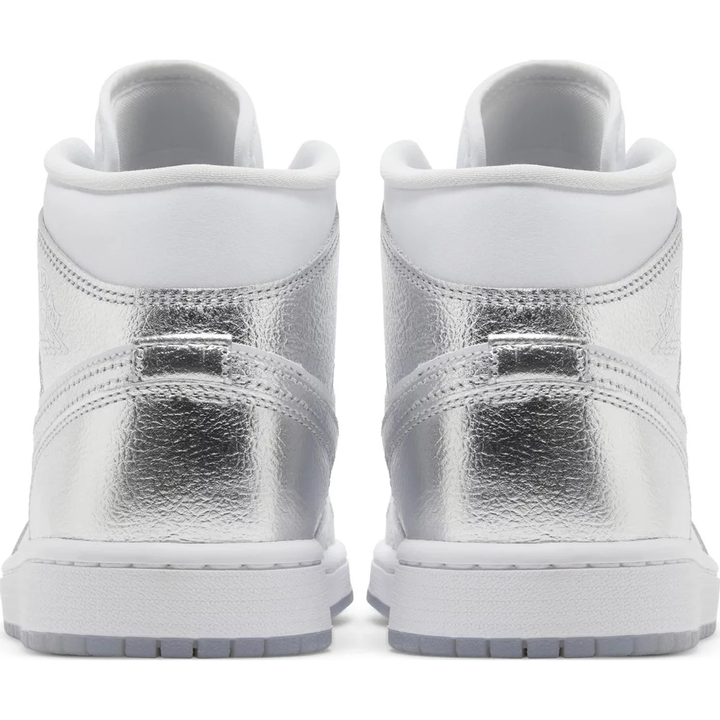 Nike Air Jordan 1 Mid SE 'Metallic Silver' (W)