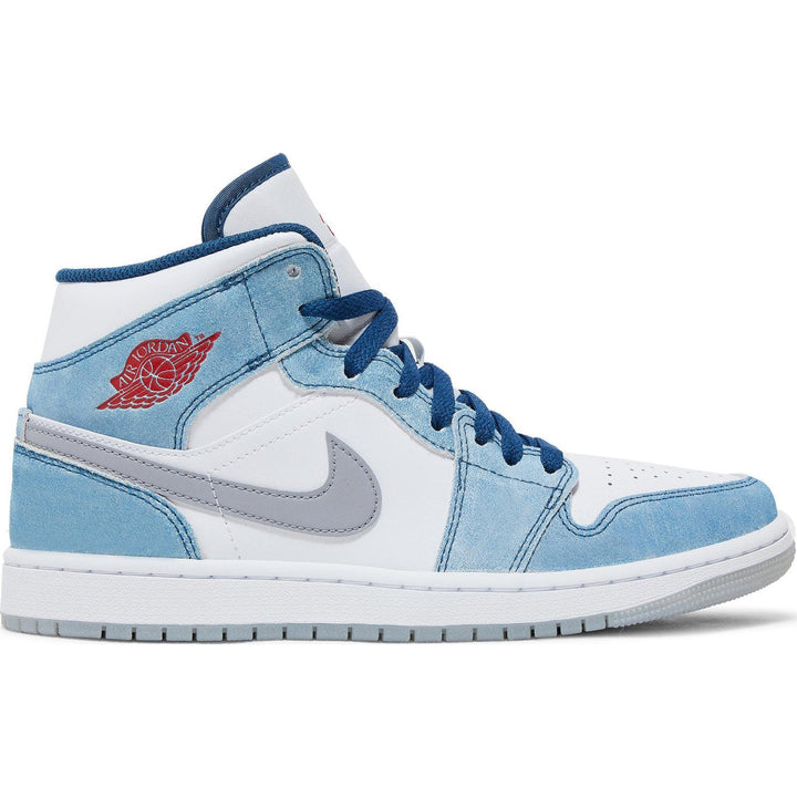 Nike Air Jordan 1 Mid French Blue Fire Red