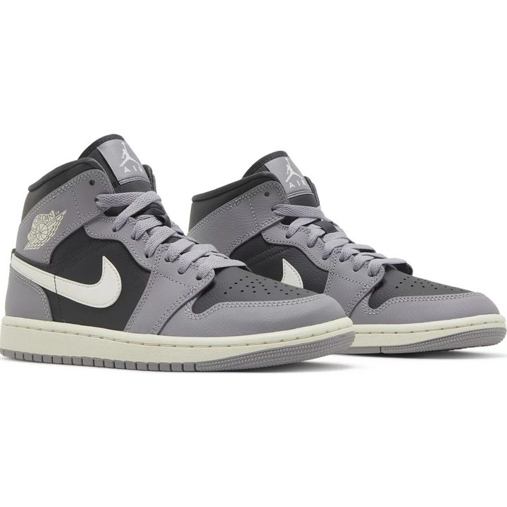 Nike Air Jordan 1 Mid Cement Grey (W)