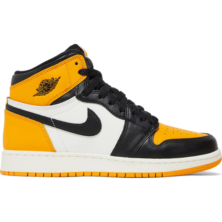 Nike Air Jordan 1 Retro High OG Yellow Toe / Taxi (GS)