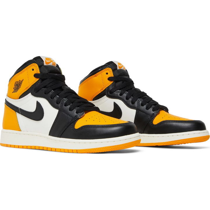 Nike Air Jordan 1 Retro High OG Yellow Toe / Taxi (GS)