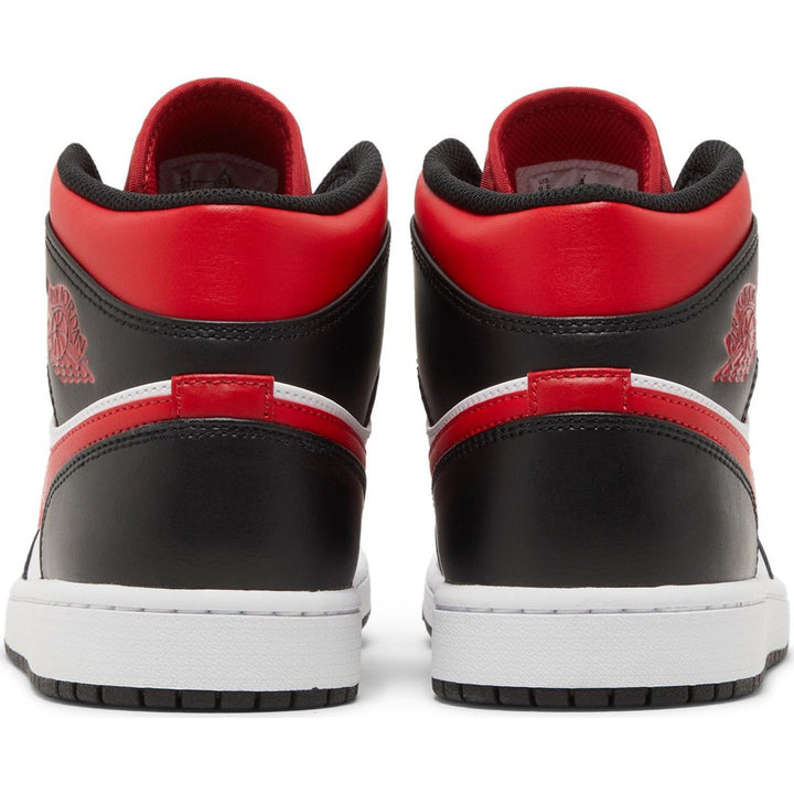 Nike Air Jordan 1 Mid White Black Red (2022)